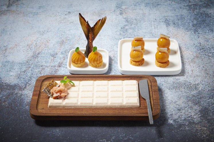 Pralines gerookte vis