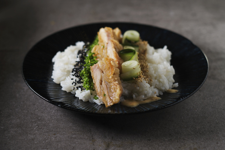 Tori Don rijst met krokante kip