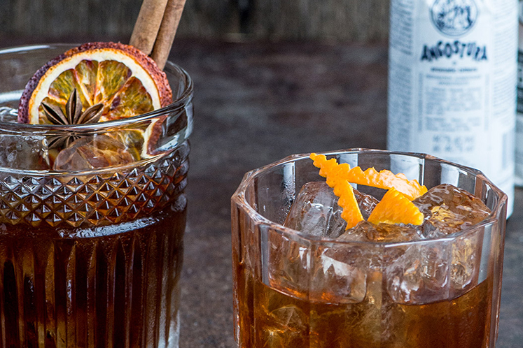 Christmas Rum Old Fashioned