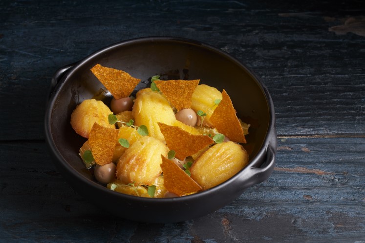 Madeleines met Grand Marnier en sinaasappel