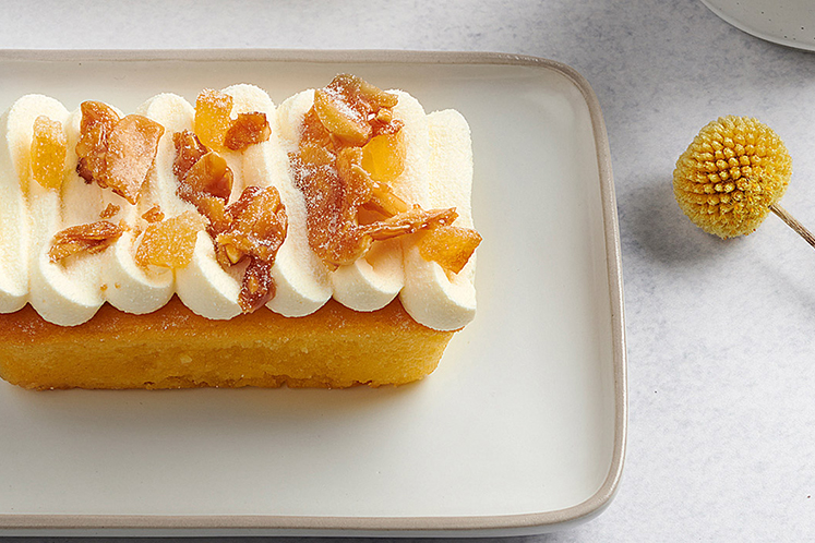 Mini loaf sinaasappel amandel