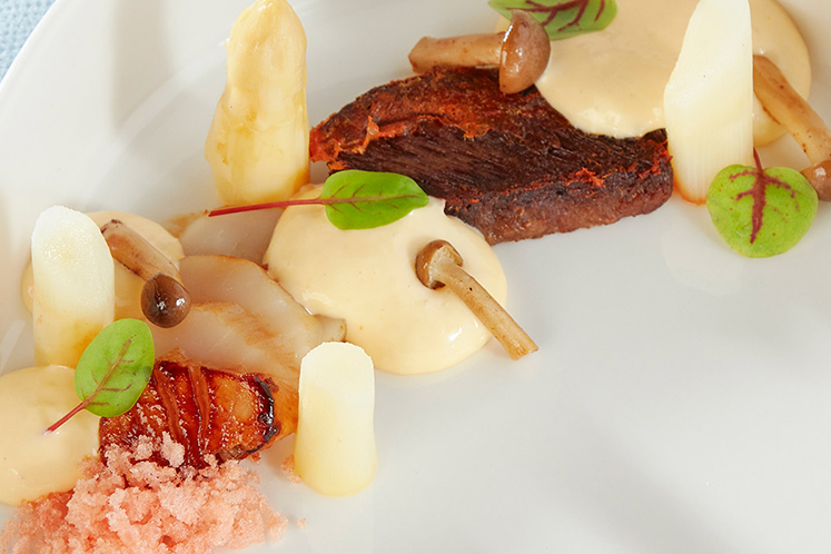 Kalfswang met coquille