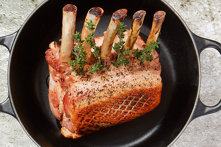 Gepekelde varkensrack