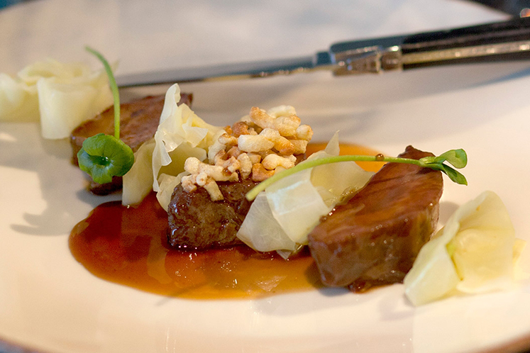 Gegaarde kalfswang van La Première